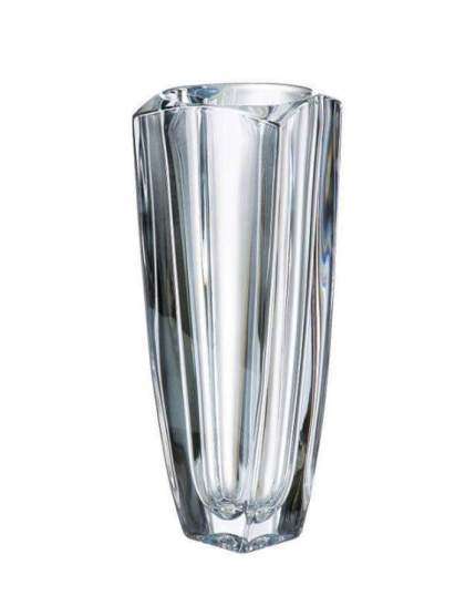 BOHEMIA CRYSTAL AREZZO VASE 33 CM